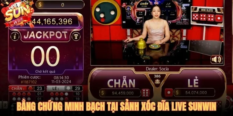 Bằng chứng xóc đĩa livestream qua camera và dealer người thật