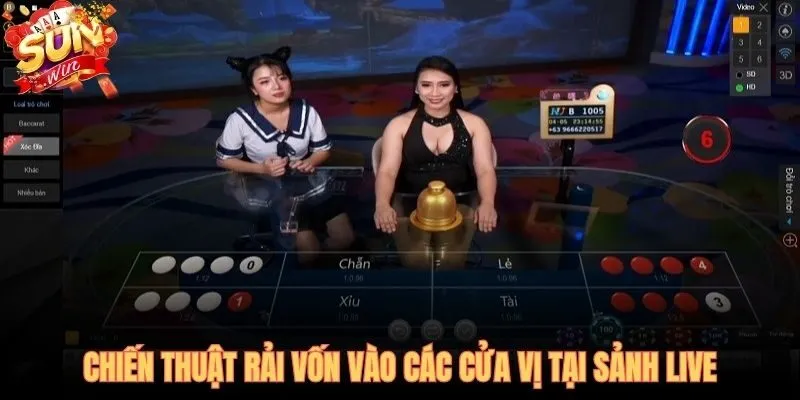 Rải vốn theo tầng tại sảnh xóc đĩa livestream live casino