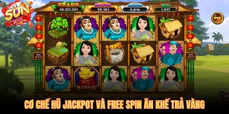Jackpot bốn cấp và Free Spin multiplier x10 chờ kích hoạt