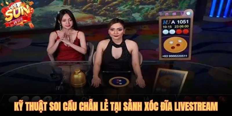 Nghe vị và soi cầu chẵn lẻ trong xóc đĩa livestream thực chiến