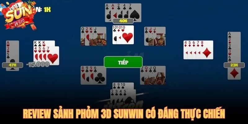 Sảnh phỏm SUNWIN 3D với đối thủ thật từ khắp cả nước